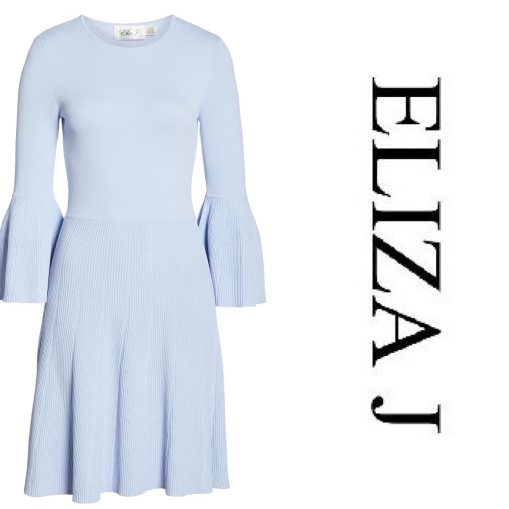Eliza J Fit & Flare Sweater Dress - Picture 2 of 4